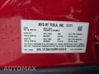 2021 Tesla Model S Plaid - miniatura 5