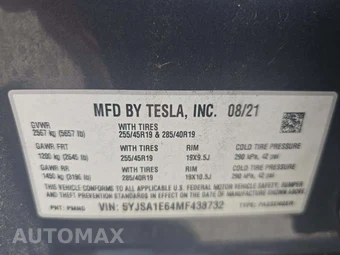 2021 Tesla Model S Plaid – miniatura 5