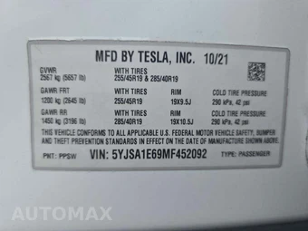 2021 Tesla Model S Plaid – miniatura 5