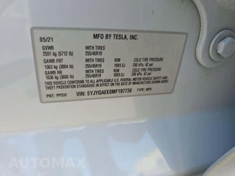 2021 Tesla Model Y Long Range - miniatura 2