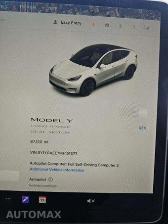 2021 Tesla Model Y Long Range - miniatura 10
