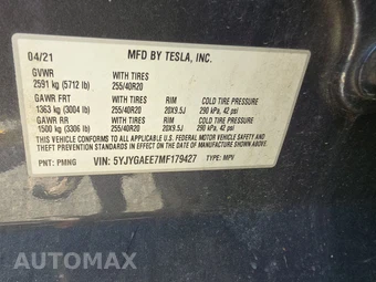 2021 Tesla Model Y Long Range - miniatura 15