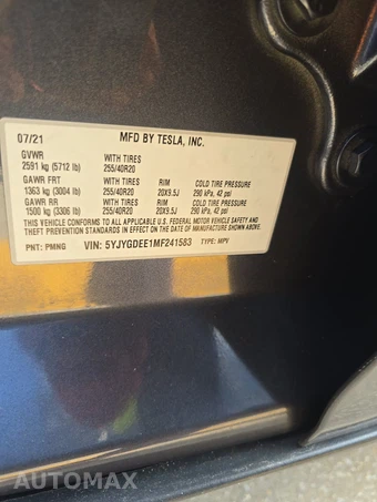 2021 Tesla Model Y Long Range - miniatura 14