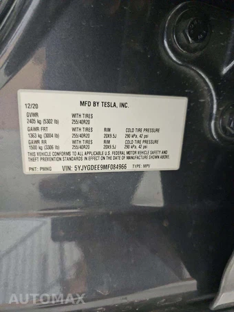 2021 Tesla Model Y Long Range - miniatura 5