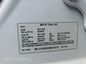2021 Tesla Model Y Long Range - miniatura 17