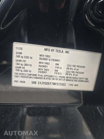 2021 Tesla Model Y Performance - miniatura 5
