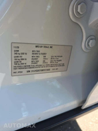2021 Tesla Model Y Performance - miniatura 2