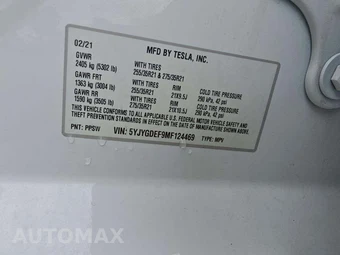 2021 Tesla Model Y Performance - miniatura 2
