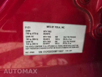 2021 Tesla Model Y Standard Range - miniatura 5
