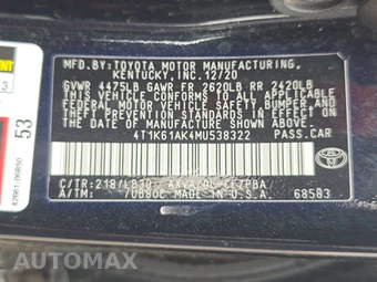 2021 Toyota Camry XSE - miniatura 14