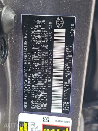 2021 Toyota Camry XSE - miniatura 14
