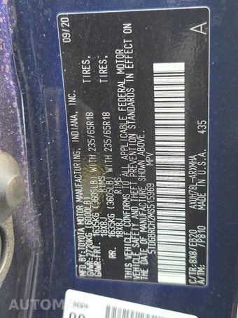 2021 Toyota Highlander Hybrid XLE - miniatura 15