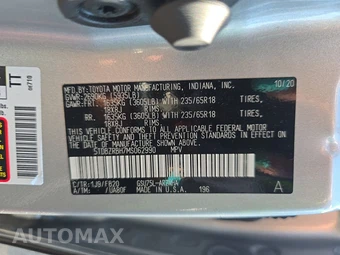 2021 Toyota Highlander LE – miniatura 15
