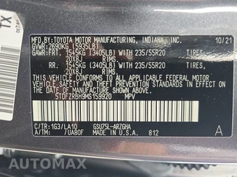 2021 Toyota Highlander Platinum - miniatura 14