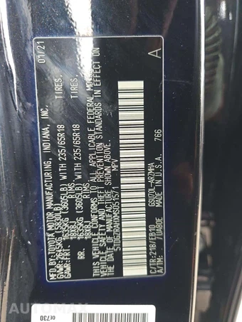 2021 Toyota Highlander XLE - miniatura 2