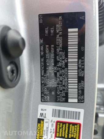 2021 Toyota Highlander XLE – miniatura 2