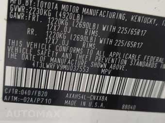 2021 Toyota RAV4 Hybrid LE - miniatura 5