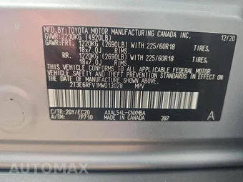 2021 Toyota RAV4 Hybrid XSE - miniatura 18