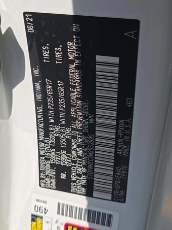2021 Toyota Sienna XLE 8-Passenger 120.5" WB - miniatura 5