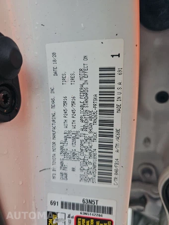 2021 Toyota Tacoma SR Crew Cab Medium Bed - miniatura 14