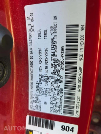 2021 Toyota Tacoma SR5 Crew Cab Medium Bed - miniatura 5