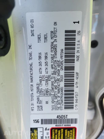 2021 Toyota Tacoma TRD Off-Road Crew Cab Short Bed - miniatura 14