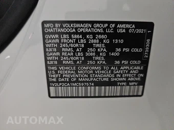 2021 Volkswagen Atlas 2.0T SE - miniatura 15