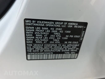 2021 Volkswagen Atlas Cross Sport 2.0T SE w/Technology - miniatura 14