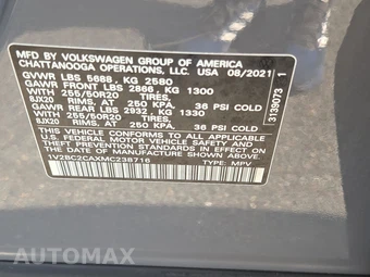 2021 Volkswagen Atlas Cross Sport 2.0T SEL - miniatura 36