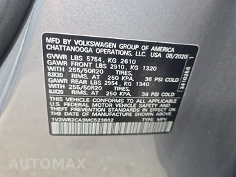 2021 Volkswagen Atlas V6 SE w/Technology - miniatura 15