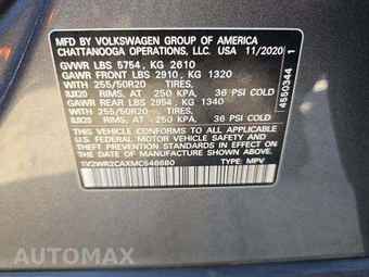 2021 Volkswagen Atlas V6 SE w/Technology - miniatura 5