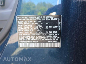 2021 Volkswagen Atlas V6 SE w/Technology R-Line - miniatura 5