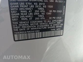 2021 Volkswagen Atlas V6 SEL R-Line - miniatura 15