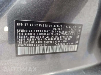 2021 Volkswagen Jetta S – miniatura 5