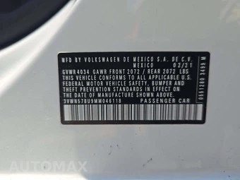 2021 Volkswagen Jetta S – miniatura 5