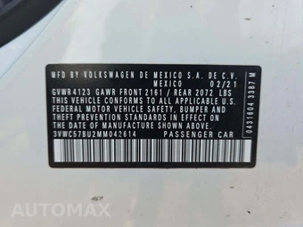 2021 Volkswagen Jetta SE – miniatura 5