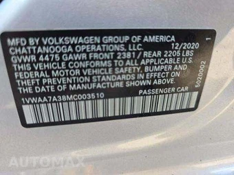 2021 Volkswagen Passat 2.0T S - miniatura 5