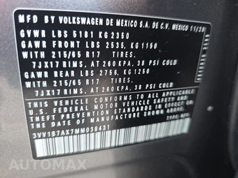 2021 Volkswagen Tiguan S – miniatura 15