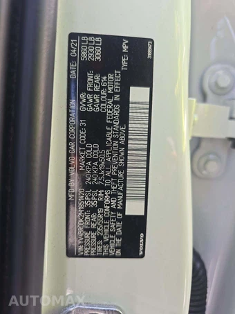 2021 Volvo XC60 Recharge Plug-In Hybrid T8 Inscription Expression - miniatura 5