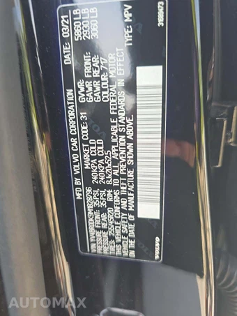 2021 Volvo XC60 Recharge Plug-In Hybrid T8 Inscription Expression - miniatura 2