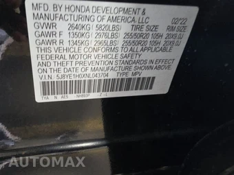2022 Acura MDX w/A-Spec Pkg – miniatura 15