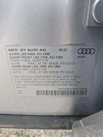 2022 Audi Q5 Progressiv 45 TFSI - miniatura 6