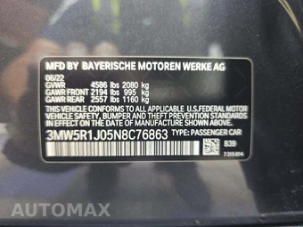 2022 BMW 3 Series Sedan 330i M SPORT LINE - miniatura 5