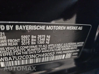 2022 BMW 7 Series Sedan 750i xDrive - miniatura 15