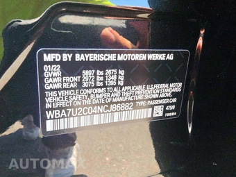 2022 BMW 7 Series Sedan 750i xDrive - miniatura 2