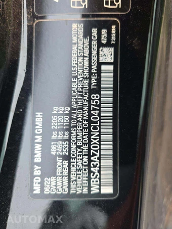 2022 BMW M4 Coupe Competition xDrive - miniatura 2