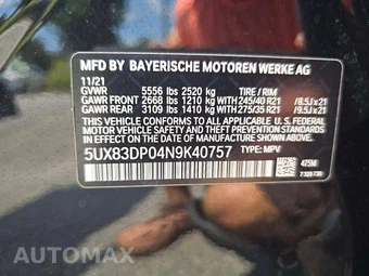 2022 BMW X3 Sports Activity Vehicle M40i - miniatura 5