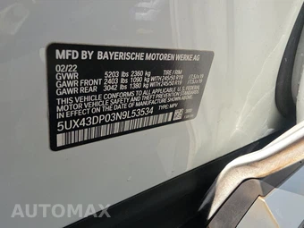 2022 BMW X3 Sports Activity Vehicle sDrive30i - miniatura 14