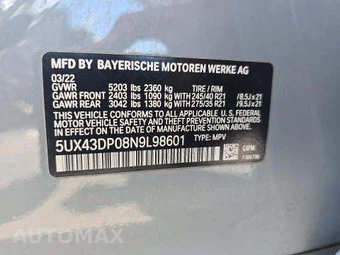 2022 BMW X3 Sports Activity Vehicle sDrive30i M SPORT LINE - miniatura 6