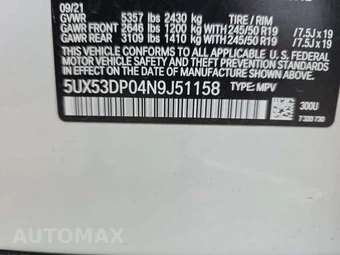 2022 BMW X3 Sports Activity Vehicle xDrive30i - miniatura 5